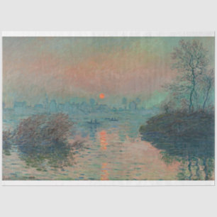 Sunset On The Seine Tissue Paper