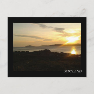 Sunset on the Solway Firth Postcard