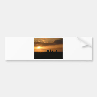 Sunset on the Stones Bumper Sticker