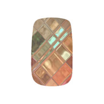 Sunset on Water Pattern Minx Nail Art
