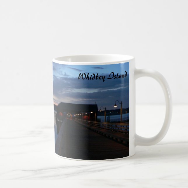 Sunset on Whidbey Island, Coupeville, Washington Coffee Mug (Right)