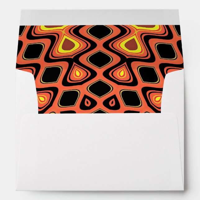 SUNSET ORANGE ENVELOPE (Back (Bottom))