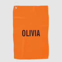 Sunset Orange Modern Name | Trendy Minimalist