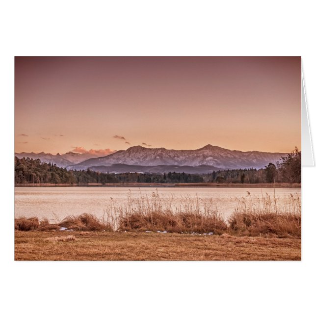 Sunset Osterseen (Front Horizontal)