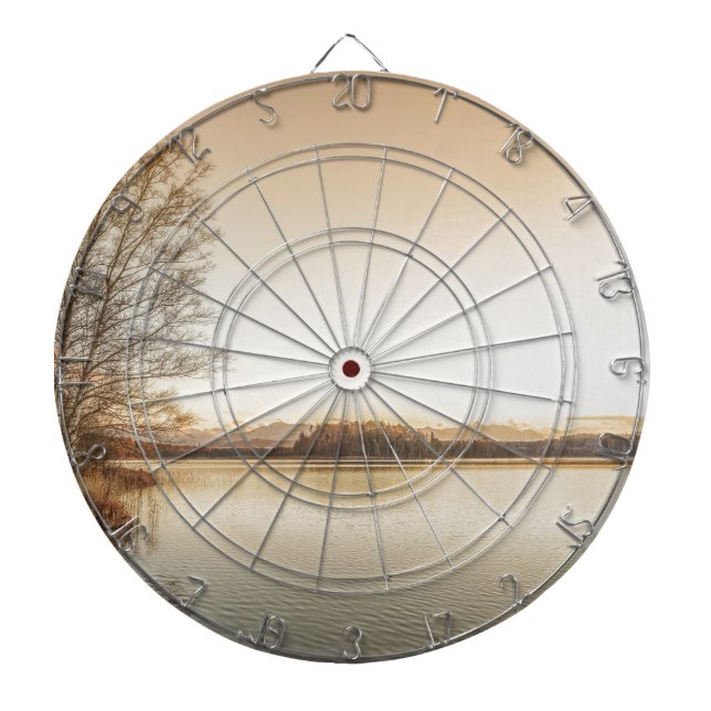 Sunset Osterseen Dartboard (Front)