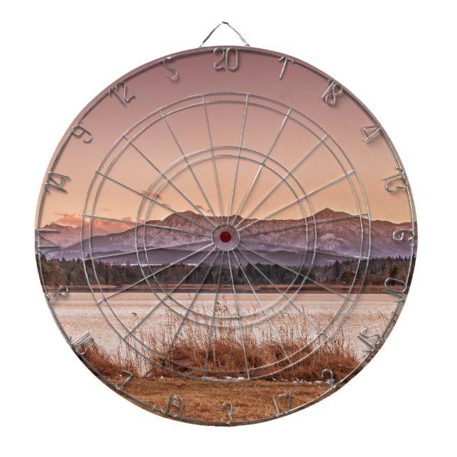 Sunset Osterseen Dartboard (Front)