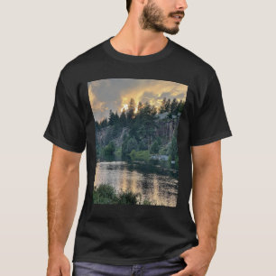 Sunset Over a River T-Shirt