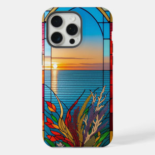 Sunset Over a Rocky Shoreline iPhone 15 Pro Max Case
