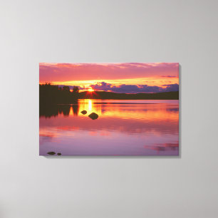 Sunset Over Alexander Bay Canvas Print