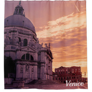 Sunset over Basilica in Venice