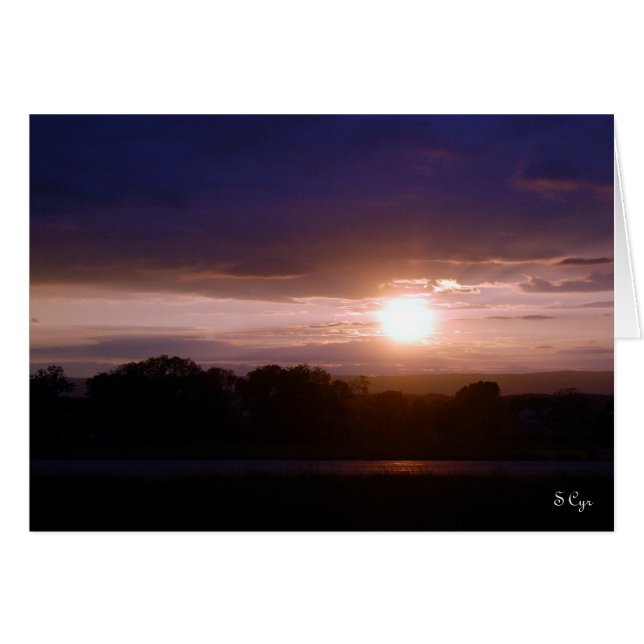 Sunset over Connecticut, S Cyr (Front Horizontal)
