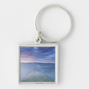 Sunset Over Dundalk Bay Keychain