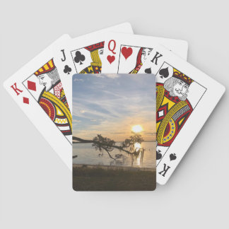 Sunset Over East Bay Playing Cards