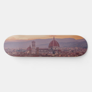 Sunset over Florence, Italy Skateboard