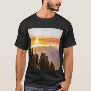 Sunset over forest T-Shirt