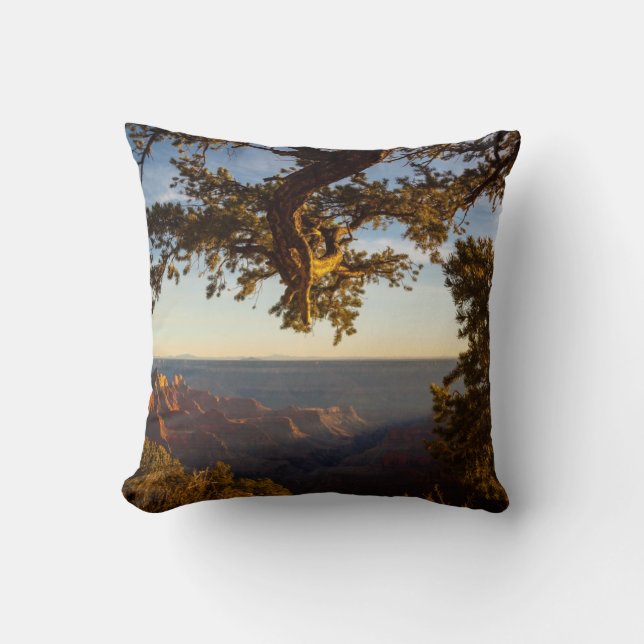 Sunset over Grand Canyon Throw Pillow (Front)
