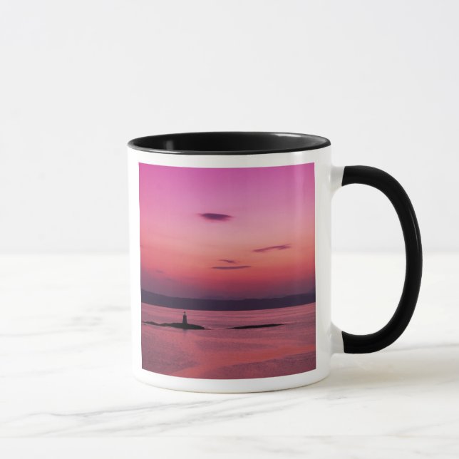 Sunset over Isle of Skye, from Mallaig, Mug (Right)