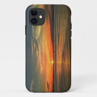 Sunset Over Jamaica Bay in Rockaway Beach iPhone 11 Case