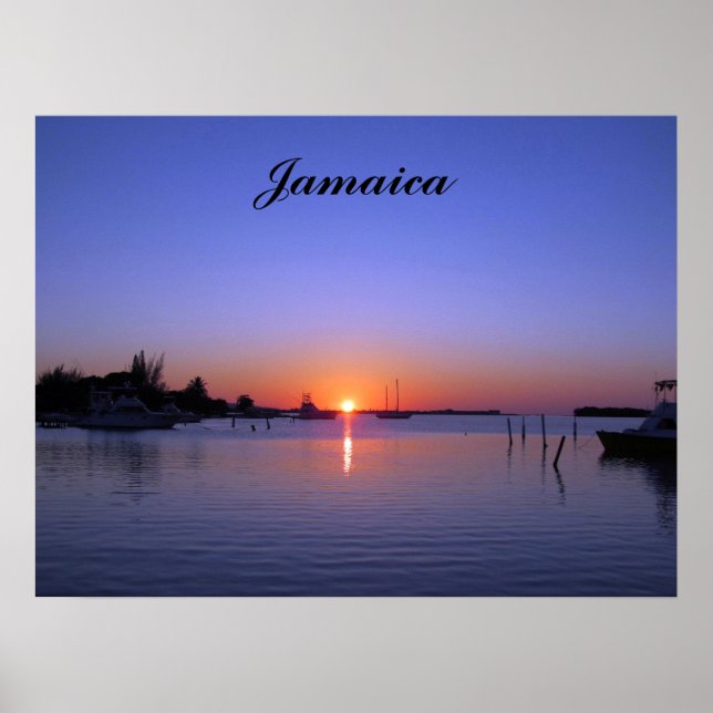 SUNSET OVER JAMAICA POSTER (Front)