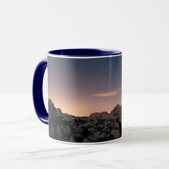 Sunset Over Joshua Tree National Park Mug (Front Left)