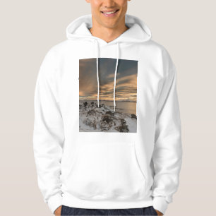 Sunset over lake Myvatn, Iceland Hoodie