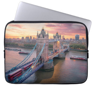 Sunset over London Laptop Sleeve