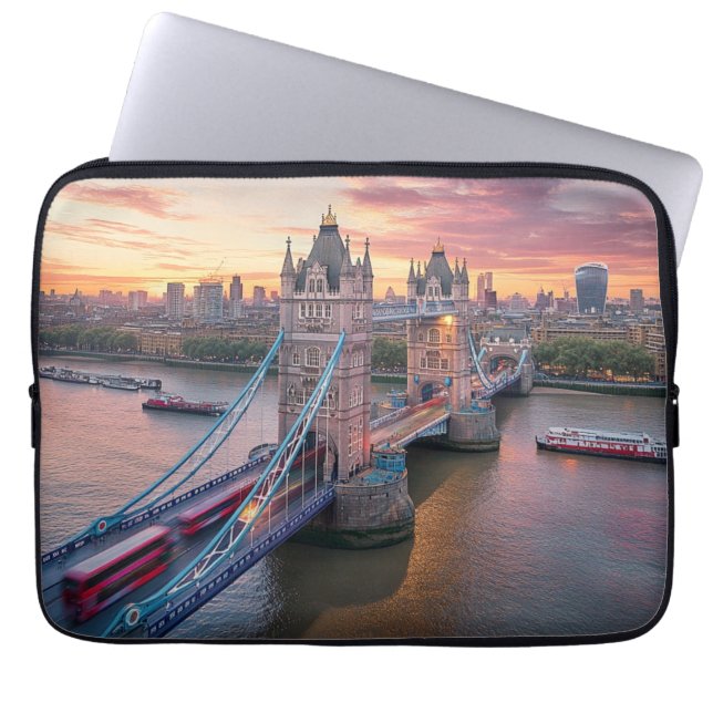 Sunset over London  Laptop Sleeve (Front)