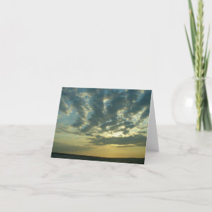 Sunset Over Long Beach, Sag Harbor Card
