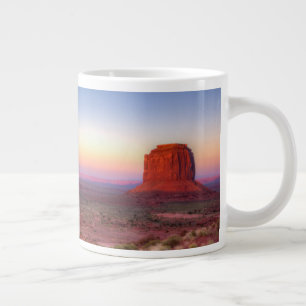 Sunset Over Monument Valley Arizona Large Coffee Mug