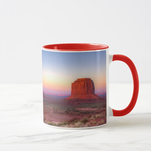 Sunset Over Monument Valley Arizona Mug (Right)