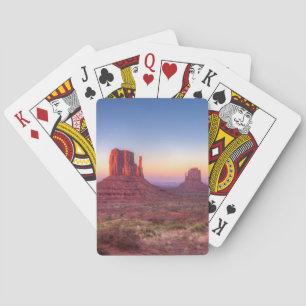 Sunset Over Monument Valley Arizona Playing Cards