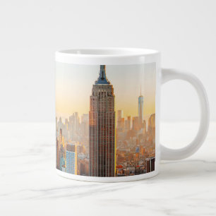 Sunset Over New York Large Coffee Mug