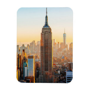 Sunset Over New York Magnet