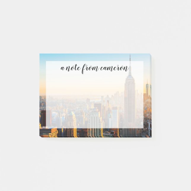 Sunset Over New York Post-it Notes (Front)