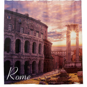 Sunset over Rome Colosseum in Rome