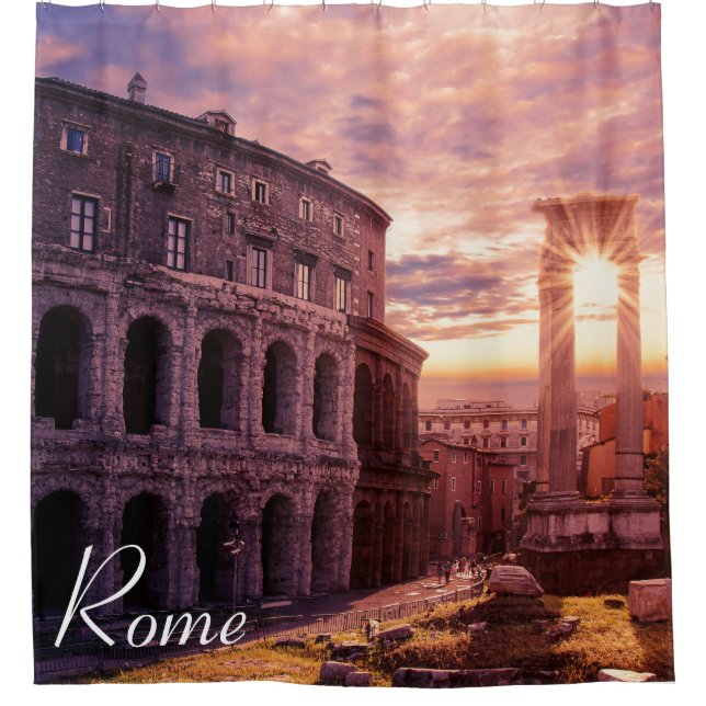 Sunset over Rome Colosseum in Rome (Front)
