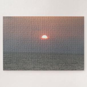 Sunset over Sea Jigsaw Puzzle