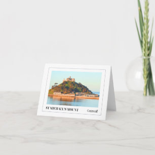 Sunset over St Michael’s Mount, Cornwall Card