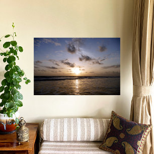 Sunset over the Arabic Sea Canvas Print
