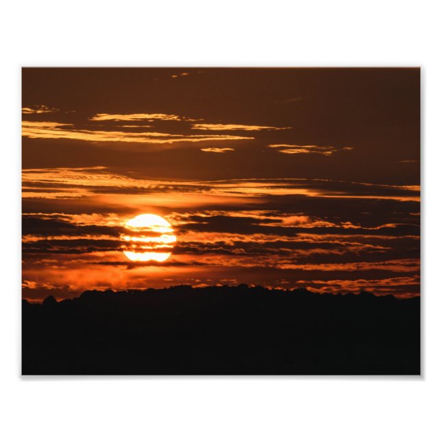 Sunset Over the Bay Photo Print (Front)