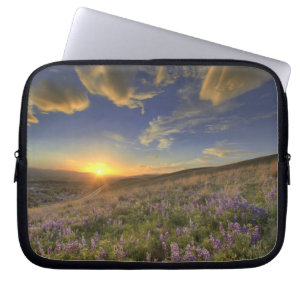 Sunset over the Bitterroot Mountains and vast Laptop Sleeve