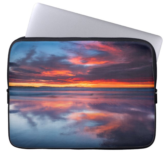Sunset over the Channel Islands, CA Laptop Sleeve (Front)