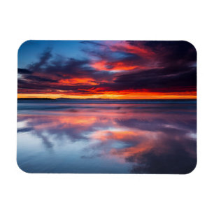 Sunset over the Channel Islands, CA Magnet