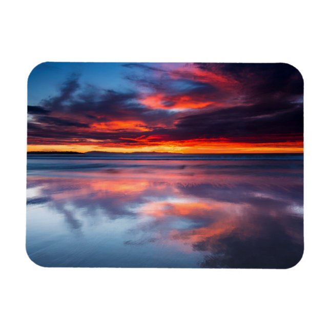 Sunset over the Channel Islands, CA Magnet (Horizontal)