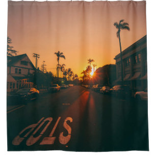 Sunset over the horizon