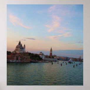 Sunset Over the Lagoon, Venice, ITALY Poster