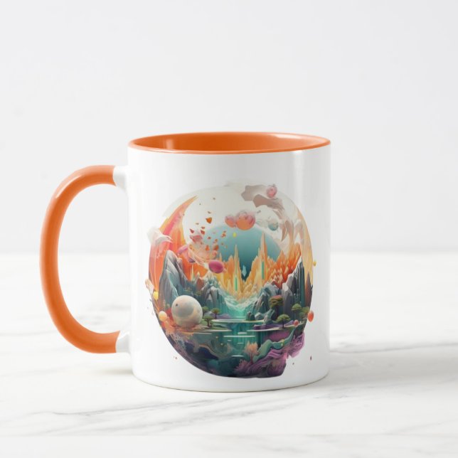 Sunset Over the Lake Mug (Left)