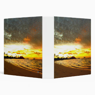 Sunset Over the Maldives Binder