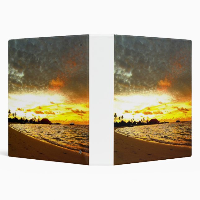 Sunset Over the Maldives Binder (Background)