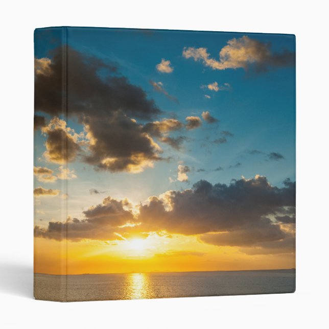 Sunset Over The Ocean, Fiji Binder (Front/Spine)